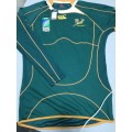 Springbok Players Issue 2007 RWC Jersey One long one short sleeve 2XL Rare