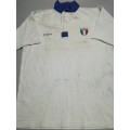 Italy Matchworn Rugby Jersey no 10 away jersey armpit to armpit 61cm