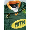 Springbok Players Issue Match Jersey Size L