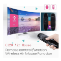 C120 Backlit Fly Air Mouse Gyro Sensor English Russian Wireless flying squirrel keyboard remote For