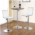 Bar Chair PU Leather Swivel Bar Stool Height Adjustable Kitchen Counter Pub Striped Chair Bar Stools