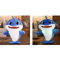 Plush Baby Shark LED Lighting Singing Shark Stuffed Soft Toy - ~30cm