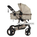 Belecoo 2 in 1 Baby Stroller High Quality - Khaki Gold