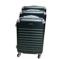 3 Piece Premium Travel Luggage Bag Set - Sea Green - Blue Star Brand
