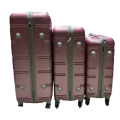3 Piece Premium Travel Luggage Bag Set - Rose Gold (PINK) - BIG SIZE BRAND NEW