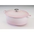 Leopard 7 Piece Cast Iron Dutch Oven Cookware Set Ultra High Quality- Pink