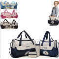 5 pcs Multifunctional Baby Diaper Changing Bag High Quality