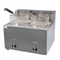 Double Gas Fryer - Stainless Steel
