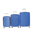 3 Piece Hard Outer Shell High Quality 360 Degree Rotating 4 Wheel Luggage Set NEW