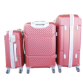 3 Piece Hard Outer Shell 360 Degree Rotating 4 Wheel Spinner Luggage Set - (Brand New)
