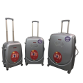 3 Piece Lightweight Luggage Set - Silver NEW