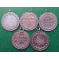 Silver Comrades Marathon medals