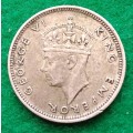 Seychelles 1943 25 cent in great condition