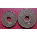 East Africa 1921 5c and 10c. Low mintage dates