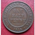 Australia 1918 half penny