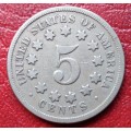 USA 1868 5 cents