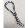 Late 19th Century Bow Corkscrew with button hook