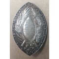1892-3 Inter-town sterling silver shooting medallion, Maritzburg v Durban...33 grams, 59 x 48 mm.