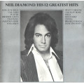 Neil Diamond - His 12 Greatest Hits Vol 1 + 2 CDs Import