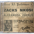 Zacks Nkosi - Great South African Performers CD Sealed