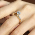 `R5500` Unique Ring with 1ct Zircon