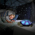 Led Turtle Night Sky Constellations Star Projector Music Baby Sleep Light Lamp