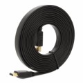 10 metre HDMI - HDMI Flat Cable - (Blue or Black) - Bulk Offers Welcome