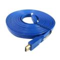 10 metre HDMI - HDMI Flat Cable - (Blue or Black) - Bulk Offers Welcome