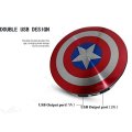 Captain America Inspired 6800mAh Dual Powerbank