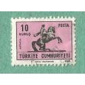 Turkey Stamp. Sold as is.