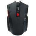 2.4GHz - 6 Buttons 2400DPI Wireless Gaming Optical Mouse - BLACK