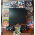 MASSIVE GAME BUNDLE - Genuine Sony PlayStation3® 160GB Game Console with 9 games!