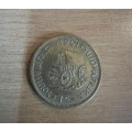 One Cent Coin - 1961 South Africa