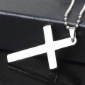 316L Stainless Steel Cross Pendant  Necklace and 60cm Ball Chain
