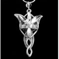 Silver Filled Lord Of The Rings pendant Arwen's Evenstar Necklace