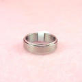 Solid Stainless Steel Men's Spinner Wedding Ring Size 11.5 (21mm)