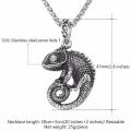 ****NEVER FADE**** SOLID 316L Stainless Steel Chamelion Pendant Necklace
