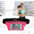 Running belt with smartphone pocket