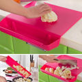2 in 1 Kitchen Foldable Chopping Board Creative Non-slip Folding Cutting Board Camping Antibacteria