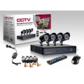 Complete 4 Channel Security Surveillance System With Internet & 3G Phone Viewing