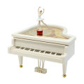 Dancer Ballet Classical White Piano Music Box Dancing Ballerina Musical Toy  Gift