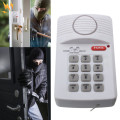 Security Keypad Door Ring Alarm System w/ Panic Button For Home Garage Caravan