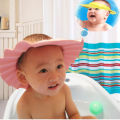 Baby Kids Children Safe Shampoo Bath Bathing Shower Cap Hat Wash Hair Shield