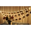 20 Led -4M -220V creative Operated Photo Clip String Lights