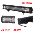 20 inch 288W 7D+ Tri-Row  LED WORK LIGHT BAR Off road Driving Combo Lamp