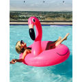 Inflatable Giant Flamingo Swimming Ring Summer Swim Float Rideable Raft Pool Toy