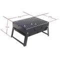 Outdoor Folding Barbecue Grill Patio Camping Garden Stainless Steel Portable Set