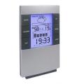 Weather Forecast Clock Digital LCD Temperature Humidity Meter Hygrometer Indoor