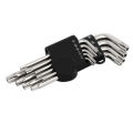 9pcs T10-T50 Torx Hex Wrench Screwdriver Star Key L Wrench Set