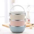 3 Layers Stainless Steel Lunch Box Thermal Food Bento Insulated Container